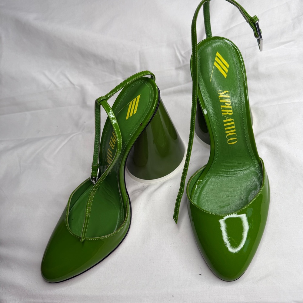 The attico Green Women's Heels